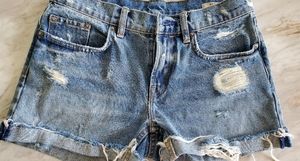 All Saints distressed shorts size 27